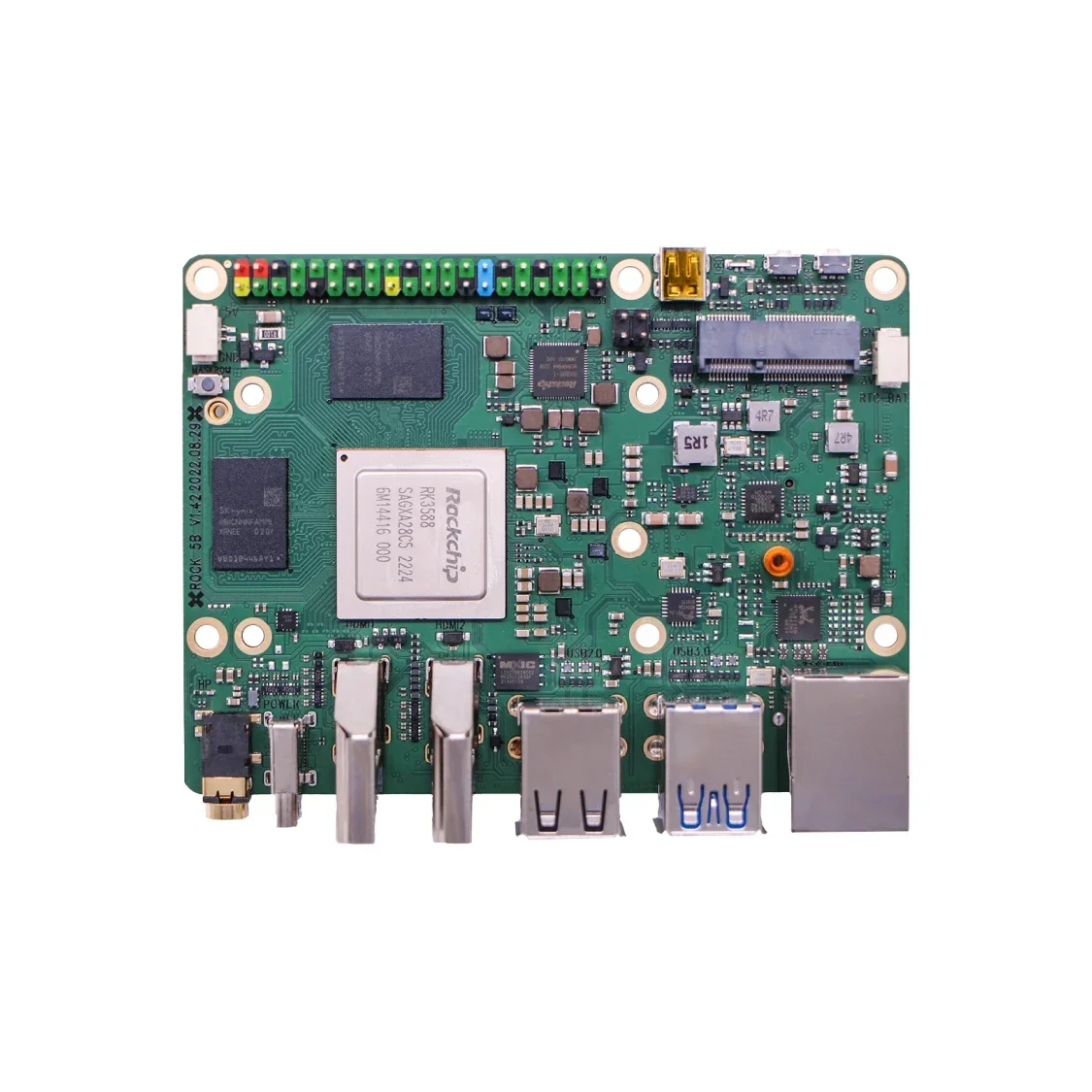 Radxa ROCK 5B RK3588 Rockchip 8-core CPU SBC, HDMI 8K Output, M.2 M Key Connector with PCIe 3.0, 4/8/16/32GB Option Single Board