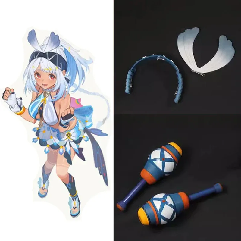 

New Mualani Cosplay Headwear And Toys Game Genshin Impact Halloween Party Carnival Role Play Outfits Accessories Props 2025