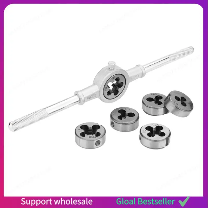 

A38M 8Pcs Metric Die Set M3/M4/M5/M6/M8/M10/M12 Tool Set Combination For Thread Repair Tapping