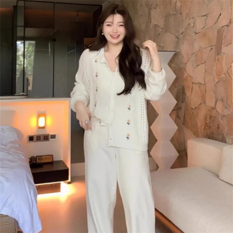 

Модный трикотажный свитер без мячей без ворса Ele Quali, осенний длинный свек, круглый женский кардиган стандартной посадки