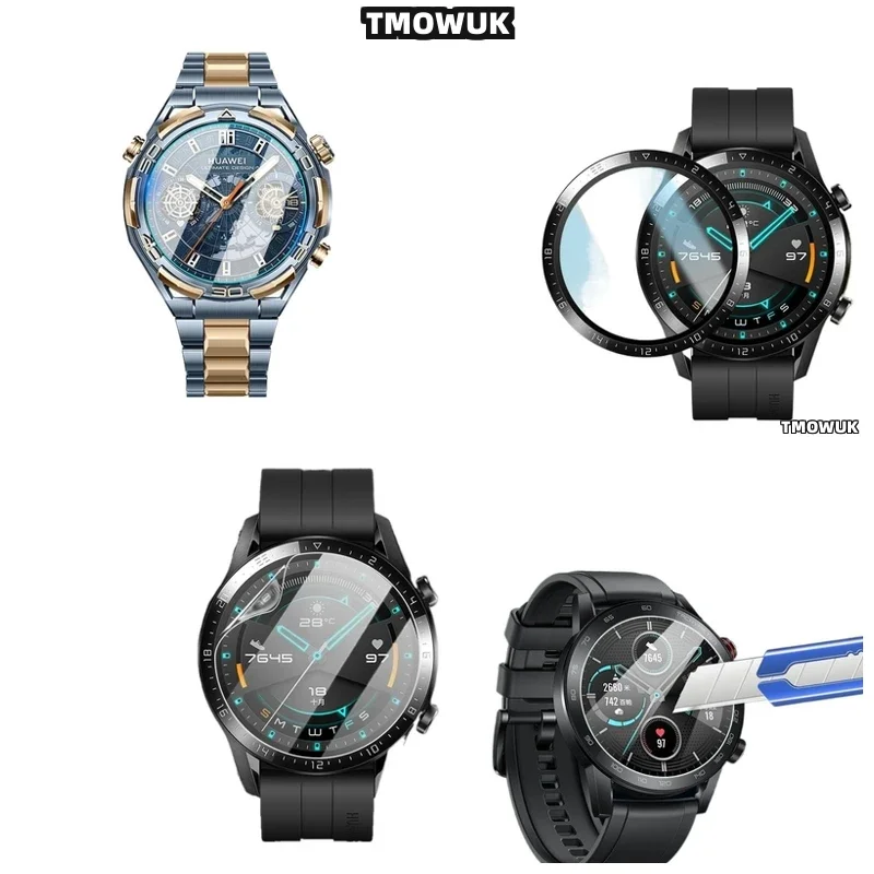 9H Anti - Scratch HD Tempered Glass Screen Protector For Huawei WATCH GT2 GT3 GT4 GT5 Pro Cyber Ultimate 41 42 43 46mm