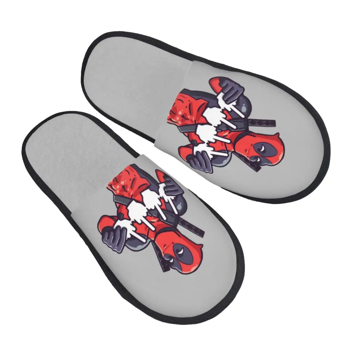 

Custom Deadpool Movie Guest Slippers for Spa Women House Slipper