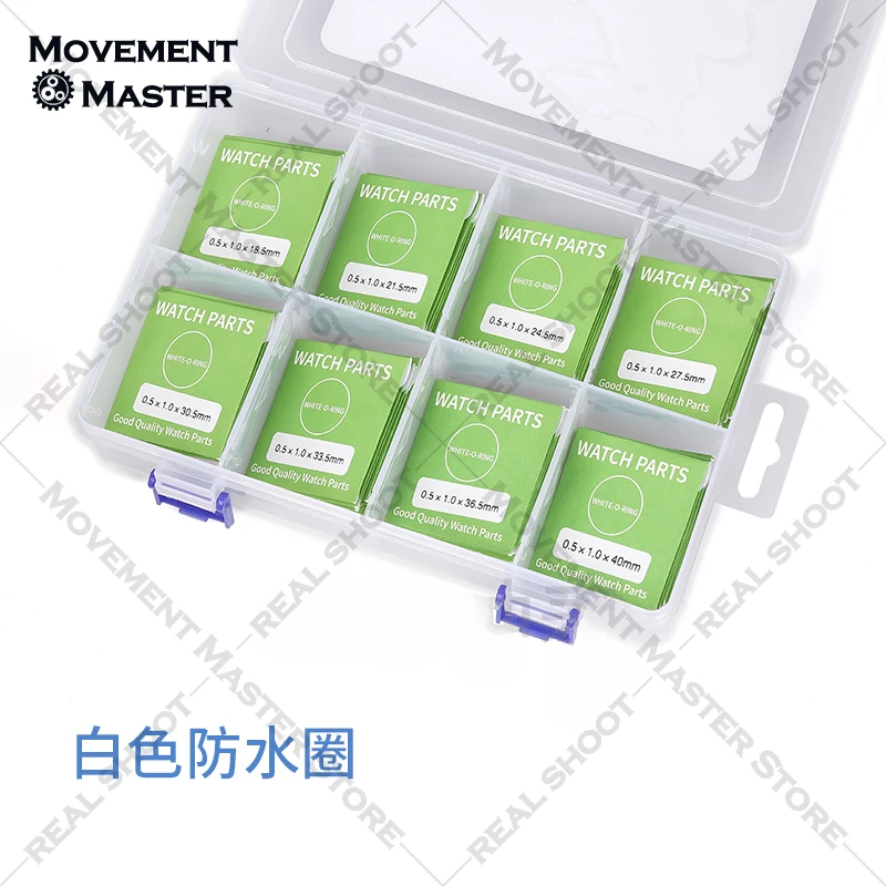 Assista Tampa Frontal e Tampa Traseira De Vidro, Anel Impermeável, Branco, Vermelho, Plástico, Conjunto De Teflon, Acessórios