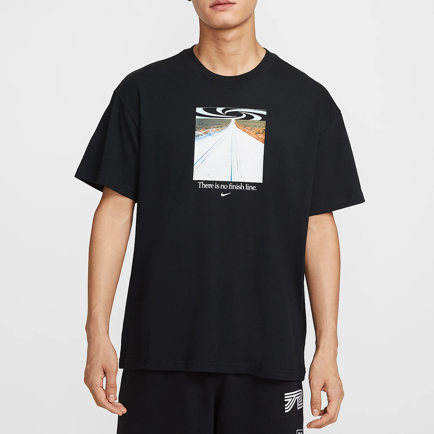 

Оригинальная спортивная одежда Nike, мужская трикотажная одежда с дышащим узором и короткими рукавами HQ9269-010