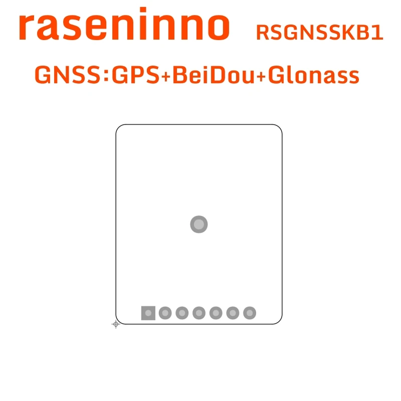وحدة تحديد المواقع raseninno GNSS GPS GLONAS RSGNSSKB1 FPV خارج التحكم في الإنقاذ طائرات بدون طيار ذات أجنحة ثابتة هوائي سيراميك NMEA #6