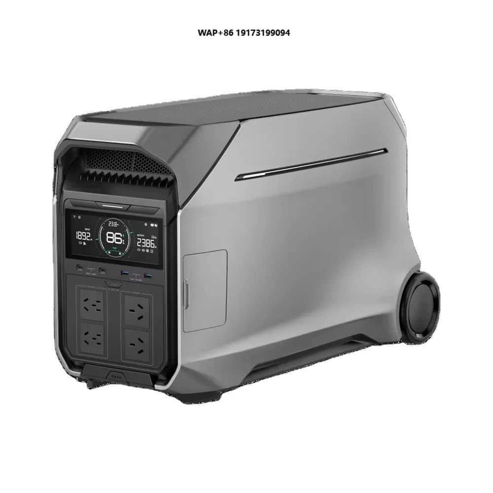 Delta Pro3 Portable Power Station 4096wh  Pure Sine Wave Inverter Controller Charging for Home Outdoor Camping