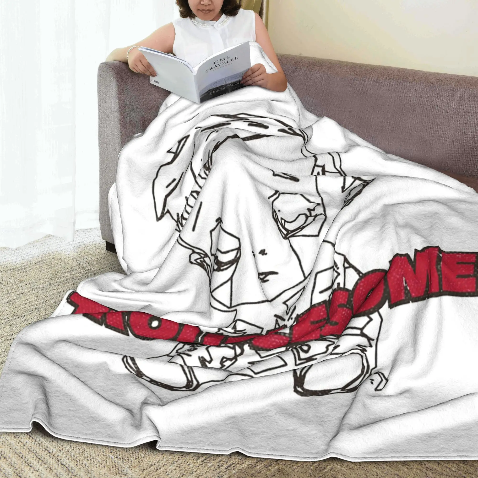 

Белоснежное детское одеяло с геометрическим рисунком, теплое флисовое одеяло для дивана, постельные принадлежности, дорожные пледы, покрывало, одеяло