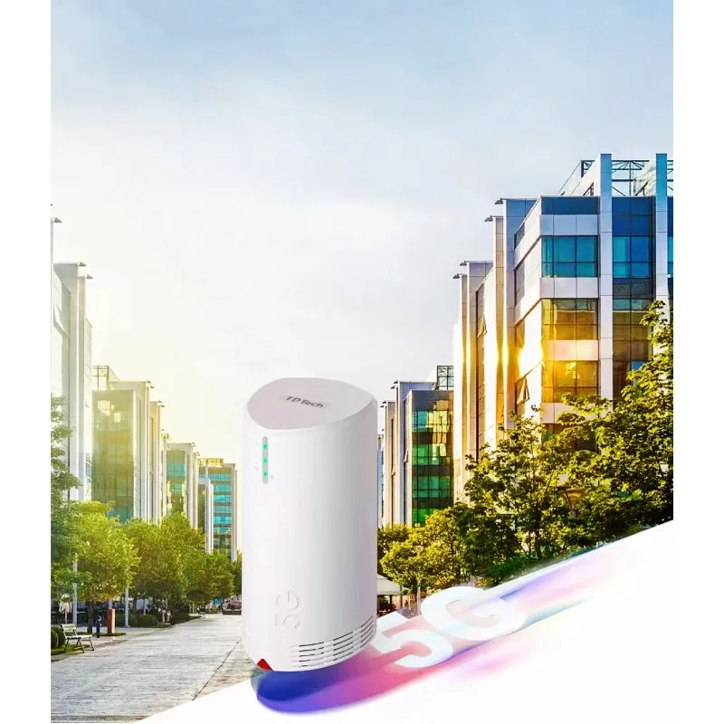 Unlock 5G Product TD Tech 5G Cpe Max 3 Outdoor Router Wireless WI-FI Wifi 6+ 5G Gigabit Hight-Performance Antenna With Card Slot