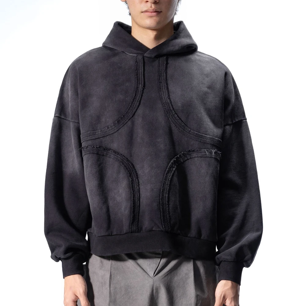 

Осенне-зимняя мода 2025 года, персонализированный анти-автомобильный дизайн, однотонный, уличный, персонализированный, мужской и женский, мульти