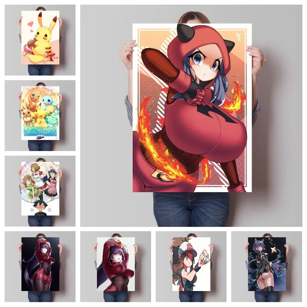 

Pokemon Print Anime Canvas Painting Gambar Charmander Charmeleon Charizard Seni Dinding Untuk Kamar Tidur Anak-anak Dekorasi