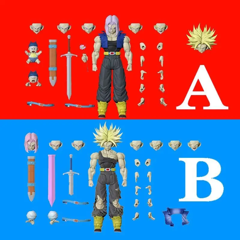 Original Dragon Ball Tonsenarttoys Blast Trunks pelo explosivo Torankusu daño a la batalla 06ab modelo de figuras de acción juguete para regalo de moda