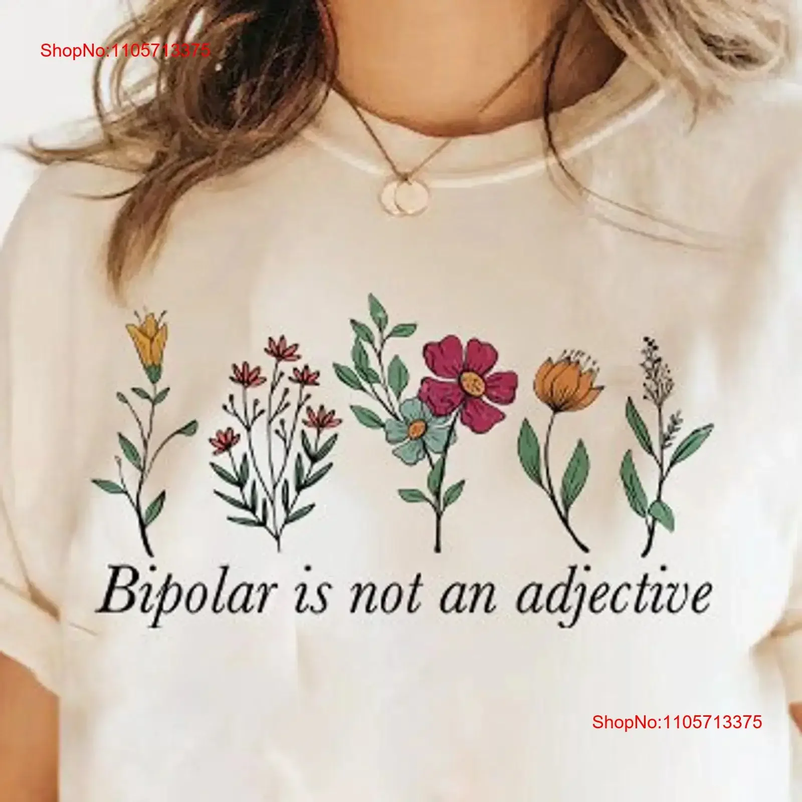 bipolar is not an adjective shirt disorder awareness tee neurodiversity bpd depression bcba therapy vintage Washed