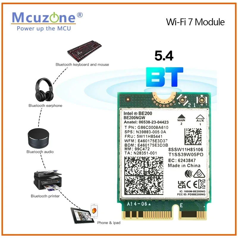 高速ワイヤレスwifi,Bluetooth,B200ngw,wifi7,5.8 ghz,8774mbps,2.4g,5g,6ghz