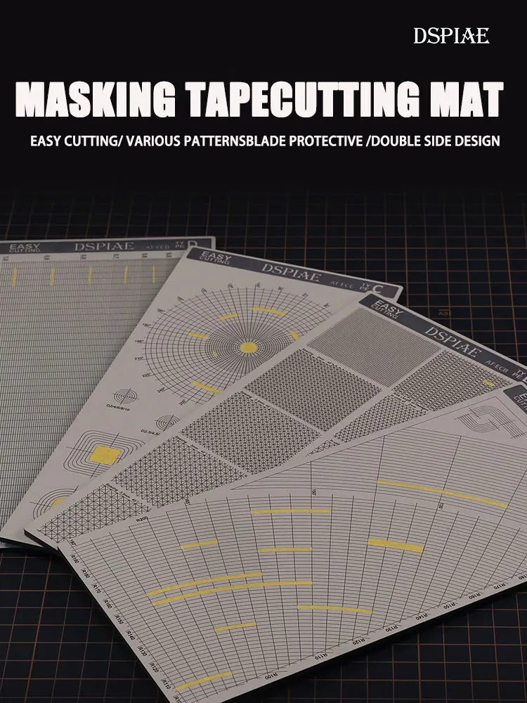 

DSPIAE AT-ECABCD Model Assembling Tool Curved polygons, concentric circles, straight lines, covered with cutting plates