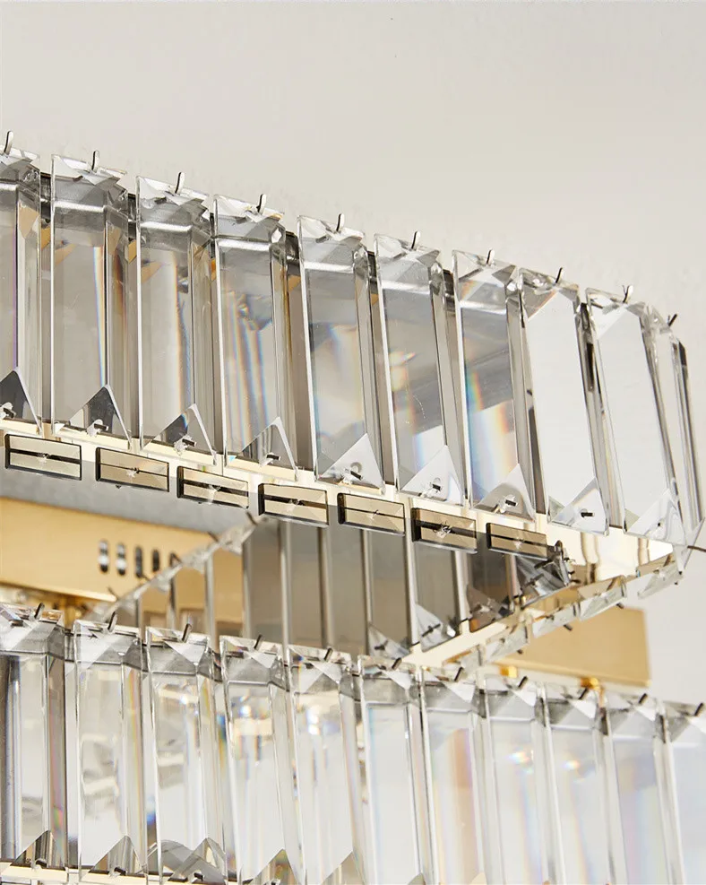 LED Dimmable Ceiling Lights Living Room Crystal