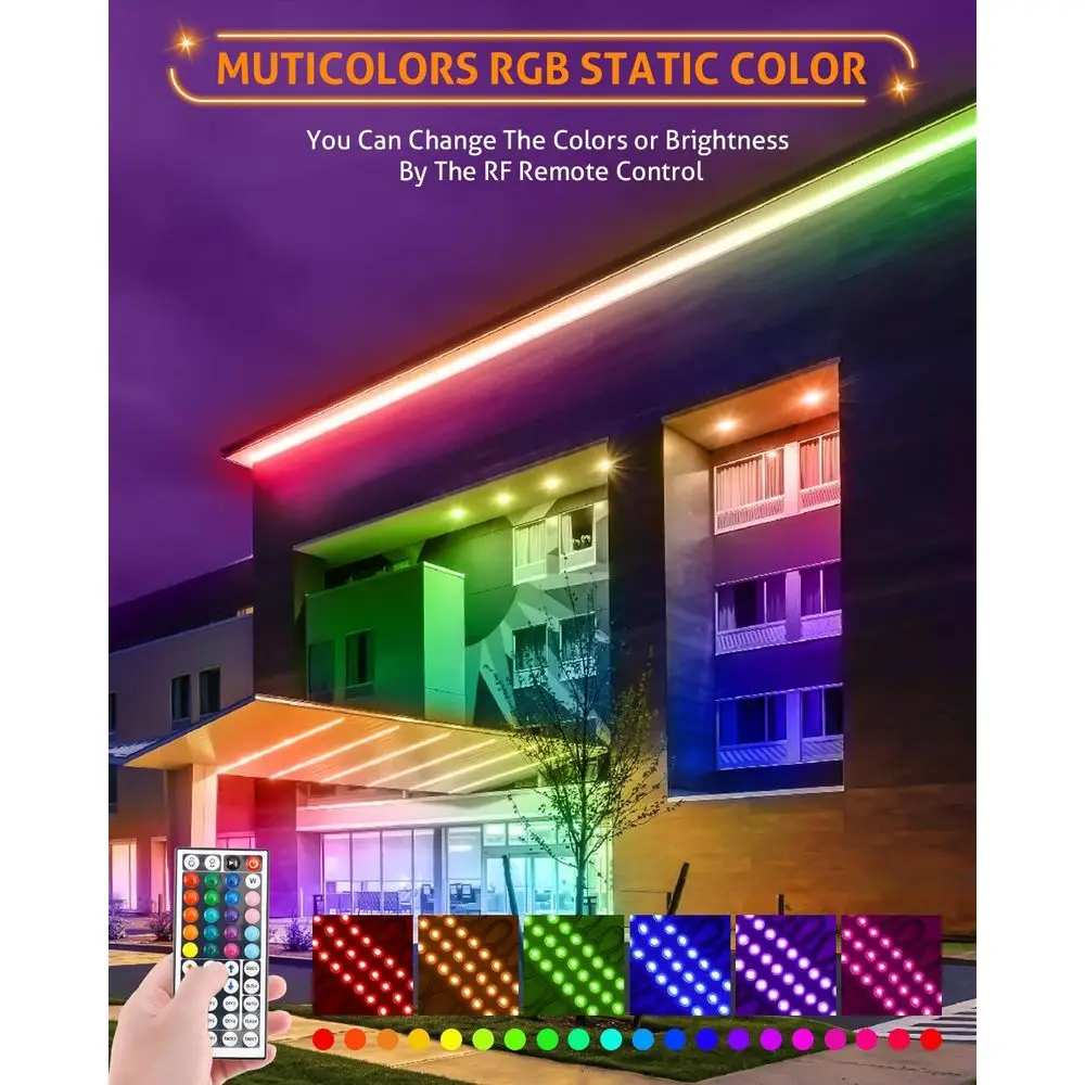 40FT أضواء LED لمتجر نافذة أمامية أضواء LED للأعمال التجارية أضواء أمامية المتجر 80 قطعة وحدة LED للعلامات 3 LED 505