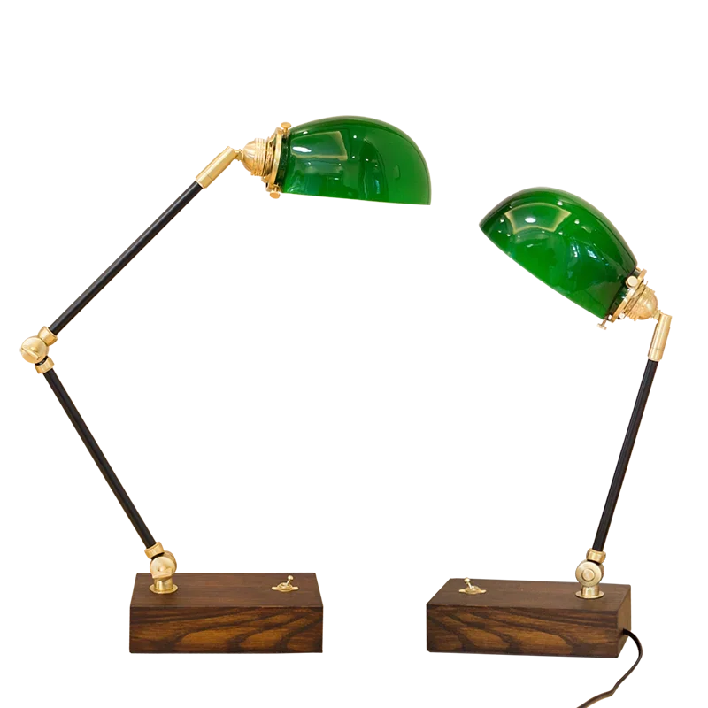 

Medieval style study light luxury green bar high-end atmosphere light, old Shanghai and the Republic of China American style Sha