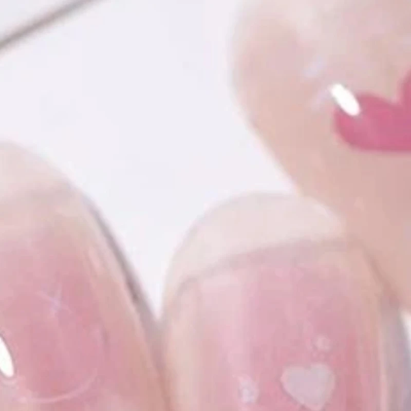 Adesivos de manicure para unhas gelo transparente japonês dos desenhos animados adesivos de unhas bonito filme de esmalte francês decorações da arte d