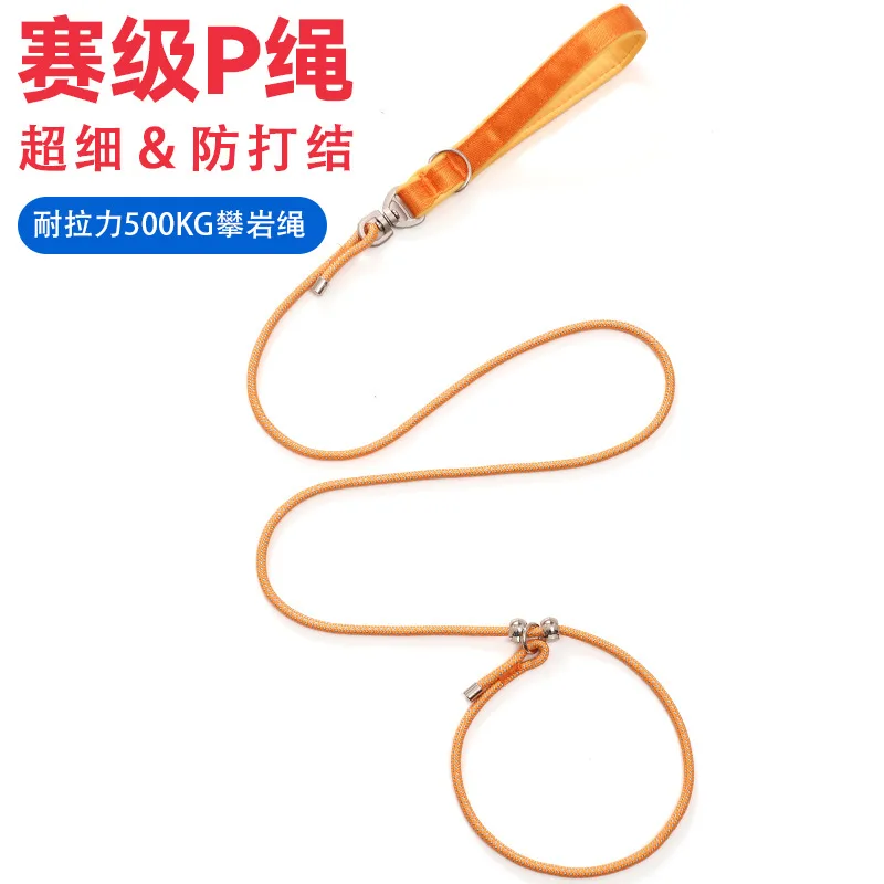 Anti-Pull Slip Lead Leash, Durable Pet Training Rope for Small To Large Breeds, Tangle-Free Walking Lead for Golden Retrievers