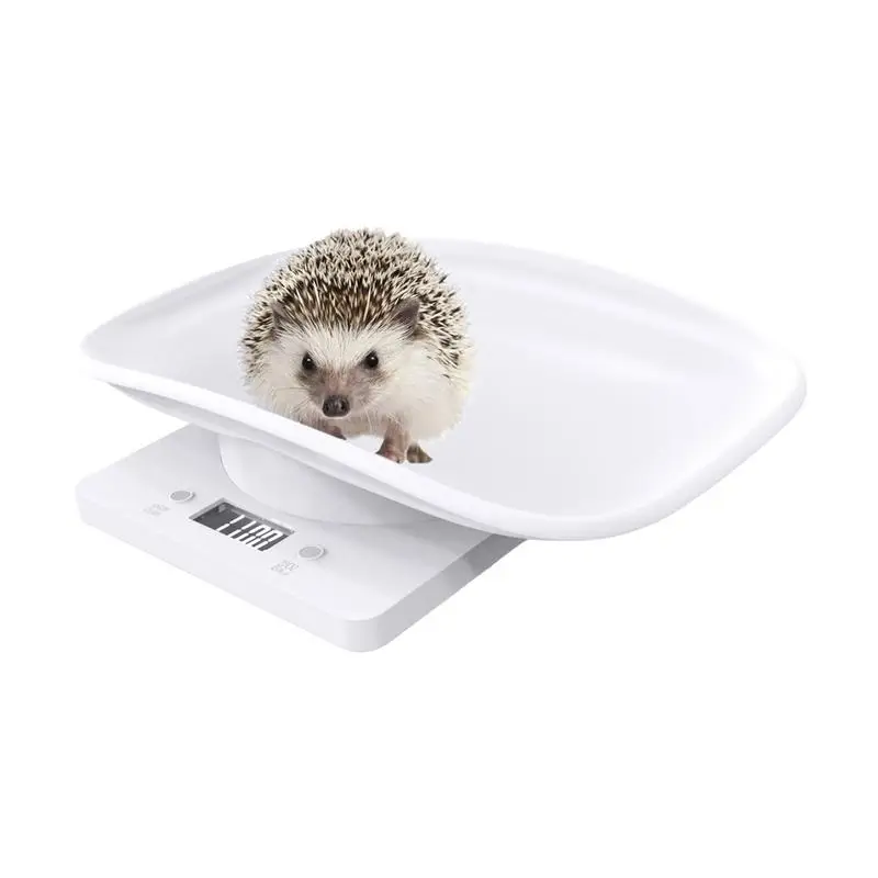 Small Animal LCD Scale LCD Pet Weight Scale Multi-Purpose Accurate Measurement Kitchen Cooking And Pet Scale With Height Tray