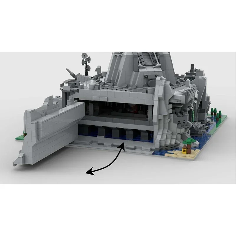 인기 스타 영화 모델 Moc 빌딩 블록, 방어 대포 모델 기술 브릭, DIY 조립 건설 장난감, 휴일 선물