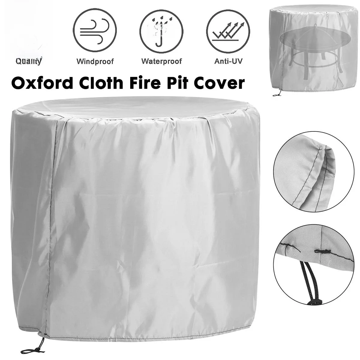 

Уличный круглый зонт для стола, водонепроницаемый пылезащитный чехол, современный простой защитный колпачок от солнца для мебели, стульев