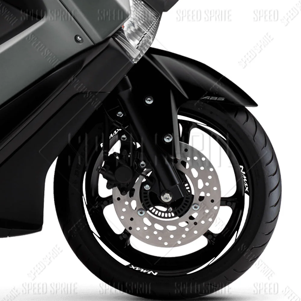NMAX Motorcycle Accessories Wheel Sticker Hub Decals Rim Stripe Tape For NMAX 155 nmax 160 nmax 125