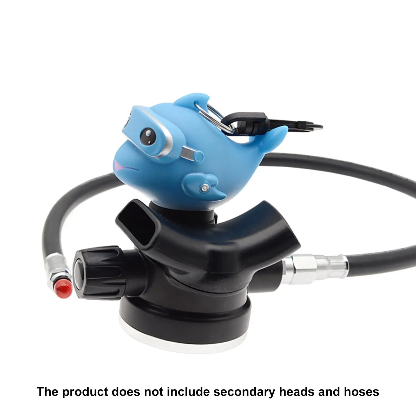 

Diving Regulator Attachments Diving Regulator Accessories Luminous Cartoon Dolphin Sleeve With Clip Dust-proof For Breathing
