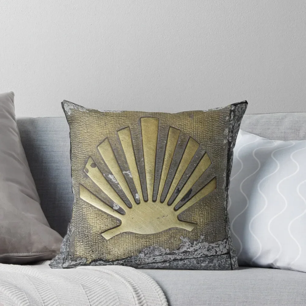 

Camino Scallop Shell Throw Pillow Christmas Pillow Custom Cushion Photo pillow