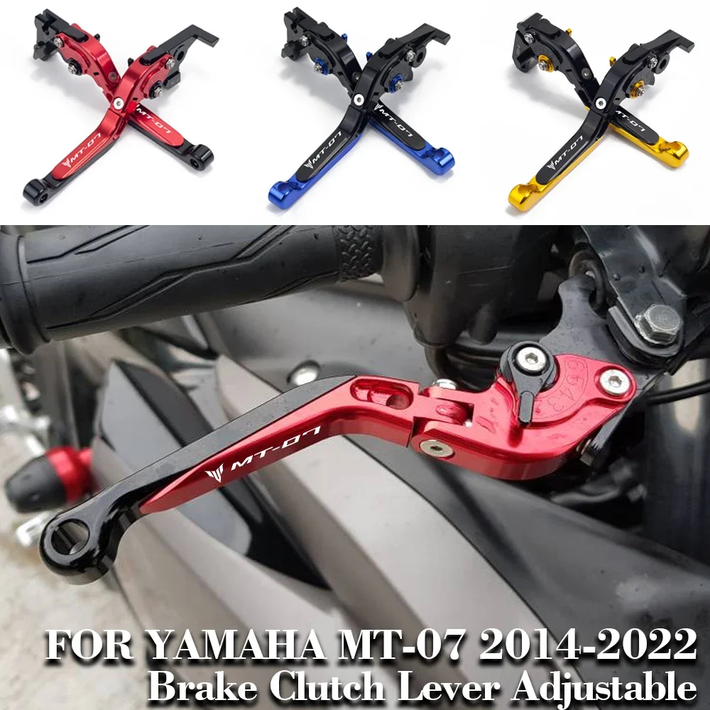 

For Yamaha MT-07 FZ-07 MT 07 FZ07 MT07 FZ 07 2014 - 2019 2020 2021 2022 Adjustable Folding Extendable Brake Clutch Levers Handle