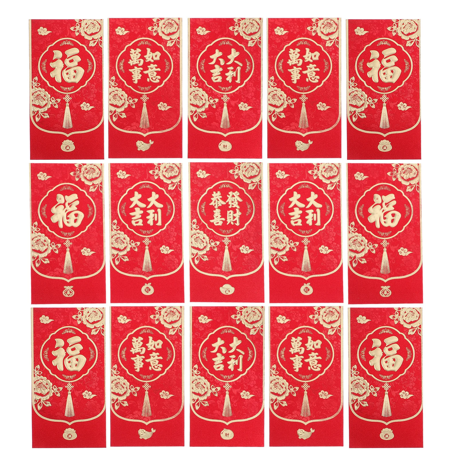 60 قطعة الحزم الحمراء 2026 سنة الحصان السنة الصينية الجديدة المغلفات الحمراء ماتي بريق النهاية لمهرجان القمرية مهرجان الربيع #1
