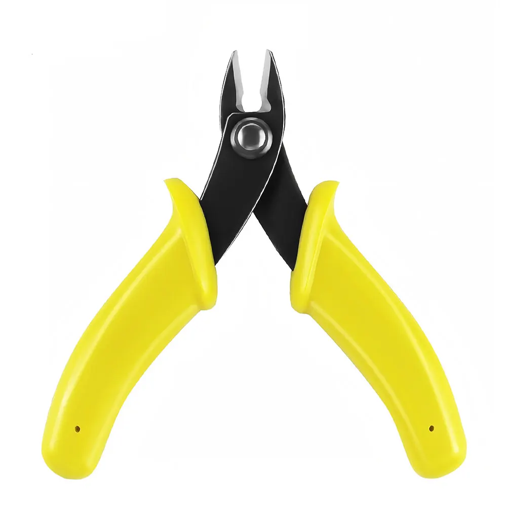 Mini Diagonal Side Cutting Pliers 3.5 inch Cable Wire Flush Cutter for Jewelry Model Making Tools