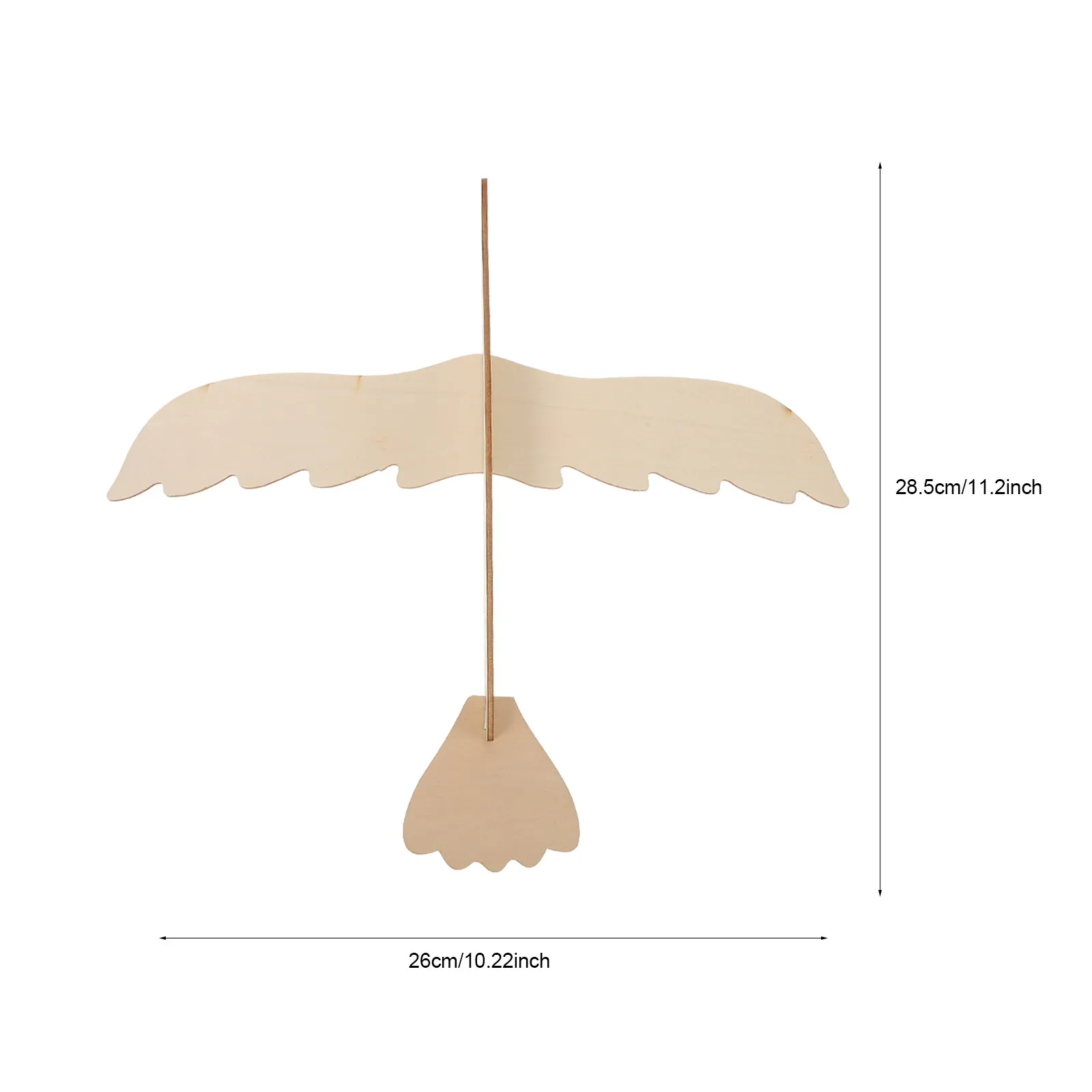 6Pcs Wooden Animal Puzzle DIY Eagle Art Craft Kit for Kids Hand Painting Educational Game Room Decor Unique Gift Idea