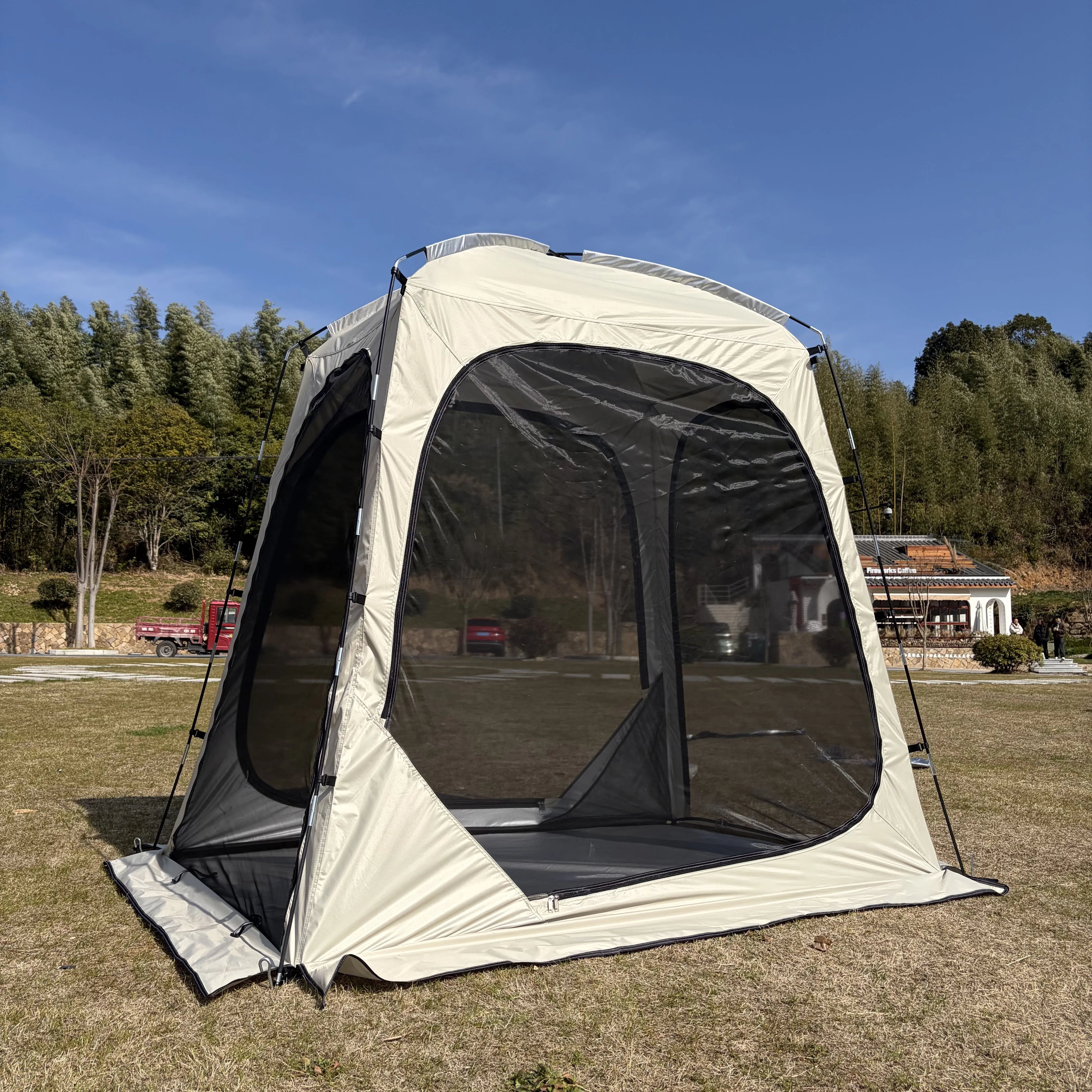 

Палатка-шатер Screen House для 2 человек с сетчатыми стенами, навес-тент для патио, уличных мероприятий и кемпинга