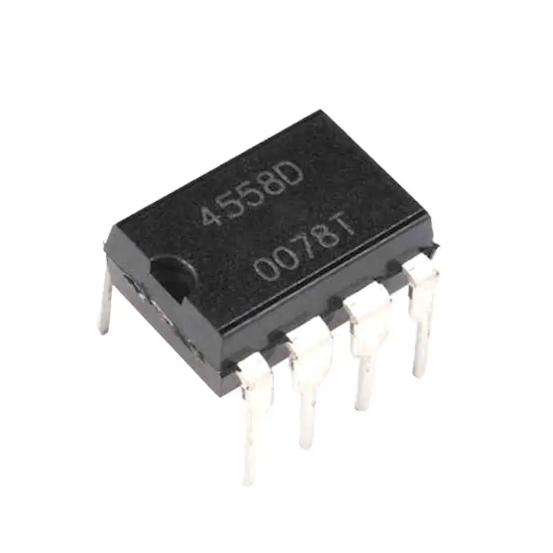 

10PCS 4558D DIP8 RC4558P JRC4558D DIP RC4558 4558 DIP-8 Package New and Original Chipset Electronci Integrate Circuit In Stock