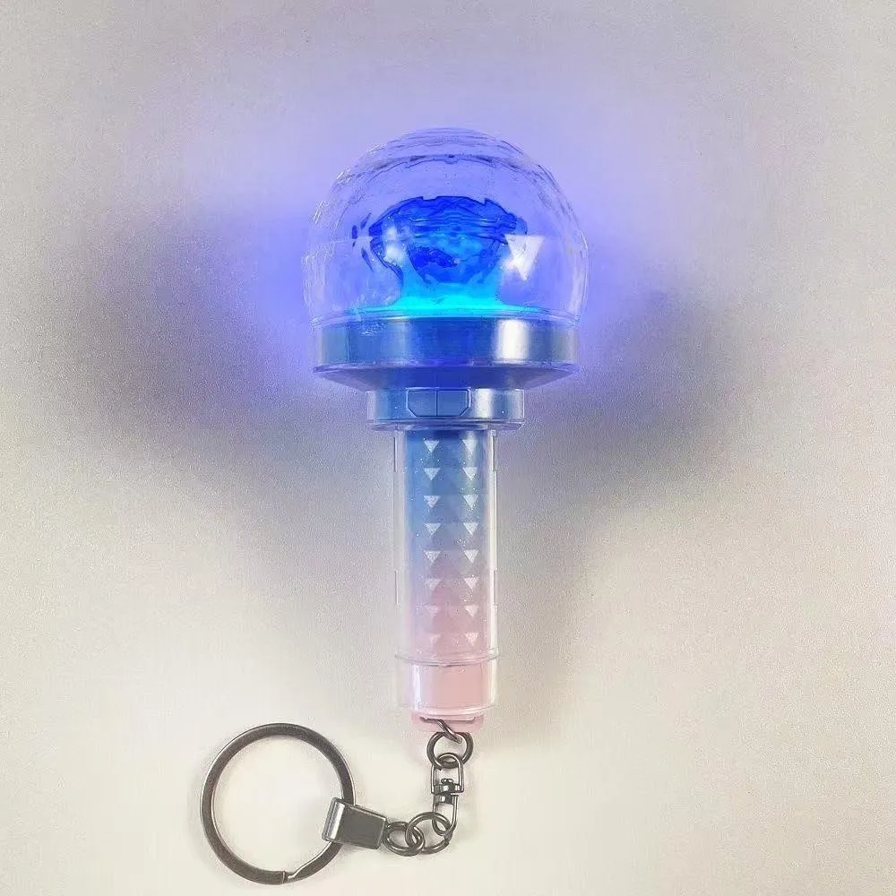 Kpop Idol JEONGHAN WONWOO Mini Lightstick كيرينغ 10th Anniv قيراط توهج عصا سلسلة المفاتيح