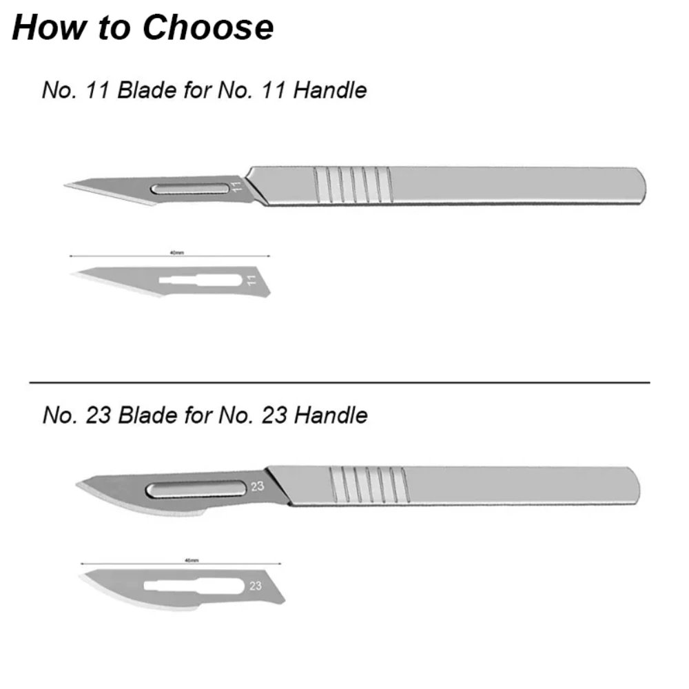 High Quality Blade Scalpel Handle Automatic Blade Dental Disposable Sterile Remove Scalpel Stainless Steel Handle Carving Knife view 3