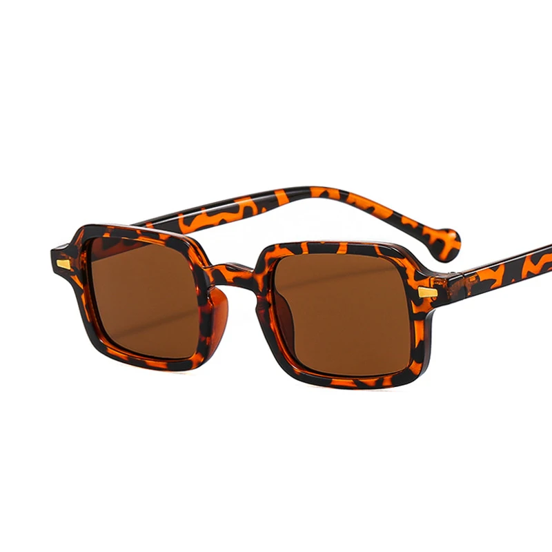8Pcs/set Luxurious Rectangle Sunglasses Women Oval Vintage Square Sun Glasses Men Shades Female Eyewear Anti-glare Glasses