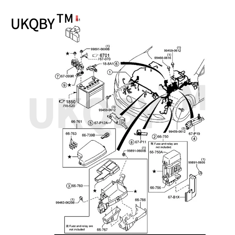 Su it ab le fo r Ma zd a At z En ce la r CX -5C X5 CX -4 Protective cover and dust cover of the storage capacitor