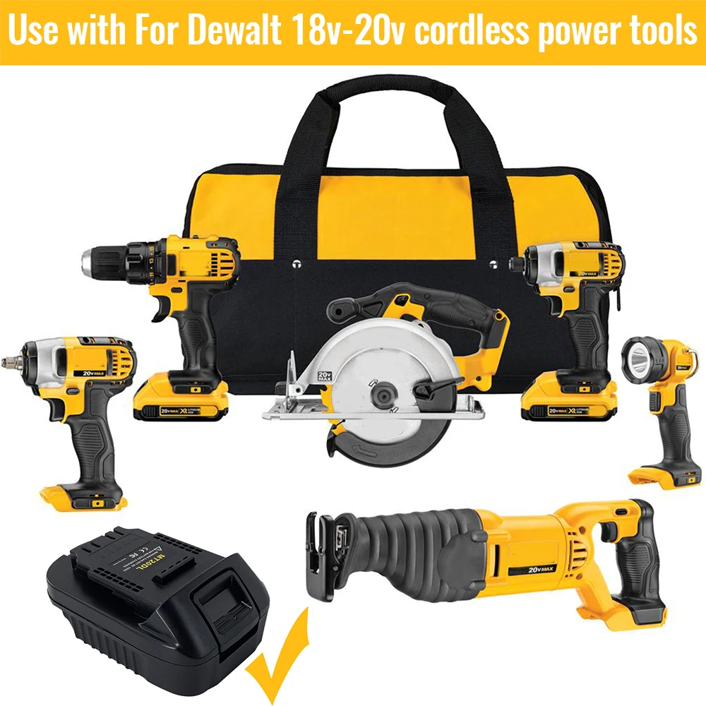 MT20DL Adaptador batería Makita a Dewalt Li-ion 18/20V - imagen 2