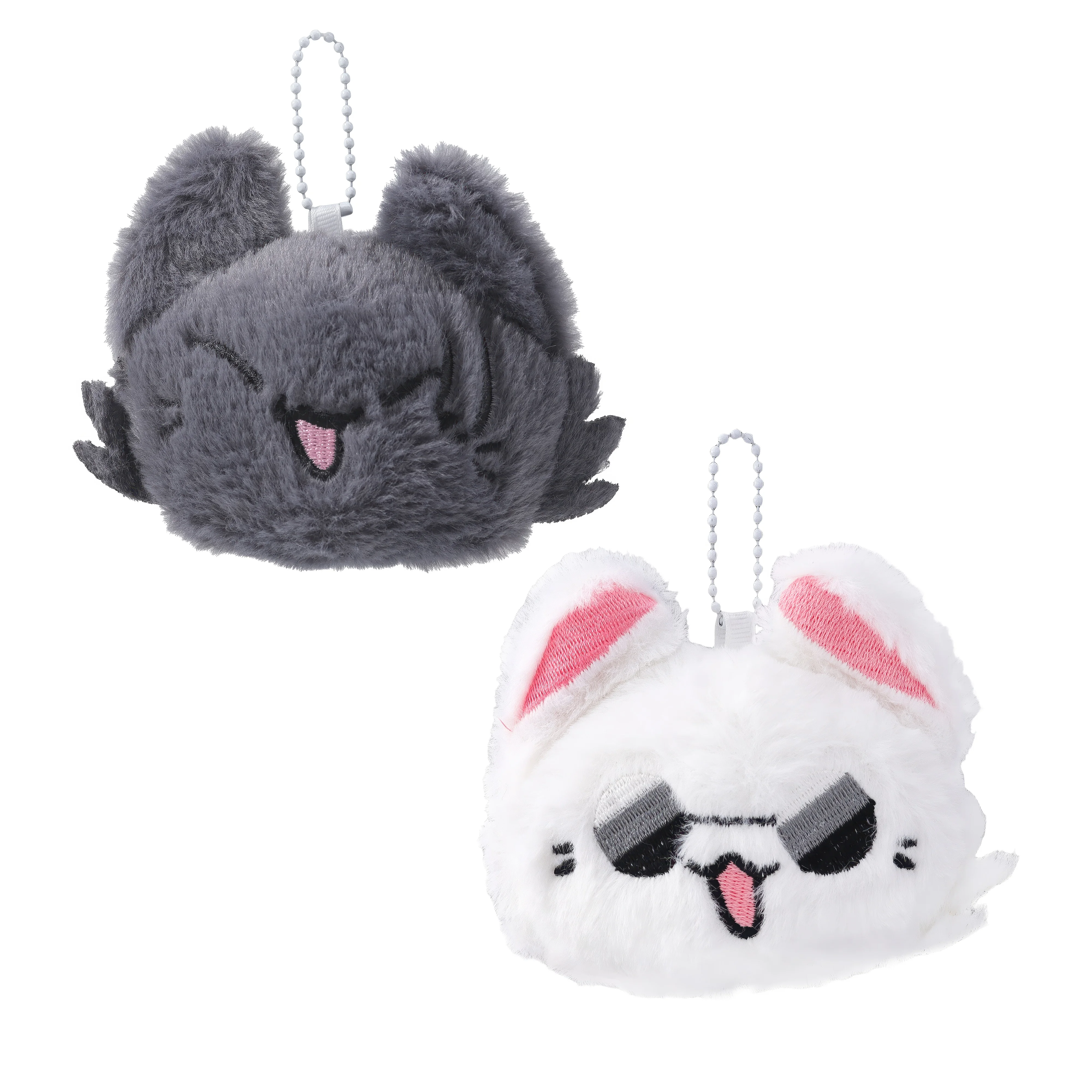 Anime Keychain Geto Suguru and Satoru Gojo Plush Doll Pendant 4
