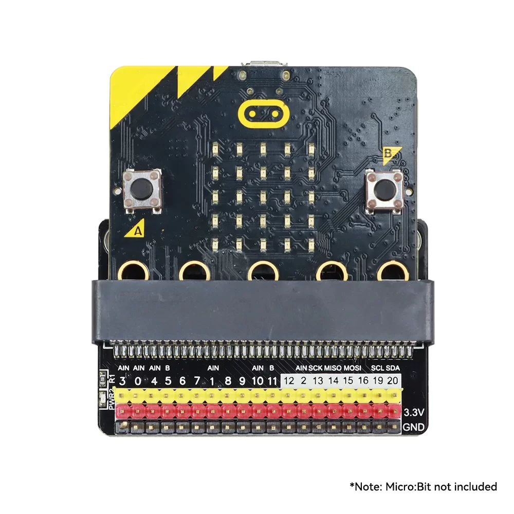 

Breakout Board for Micro:bit IO Expansion Board Entry Horizontal Adapter Plate Primary And Secondary Schools for Microbit V2