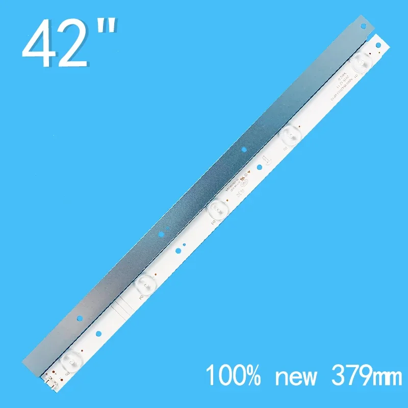 6 Stuks = 1Set 5Leds 3V 379Mm Voor Skyworth 42 "Lcd Tv 5800-w42003-0p10 10-10070a-02a LED-42B700S 42e 368W Rdl420fy