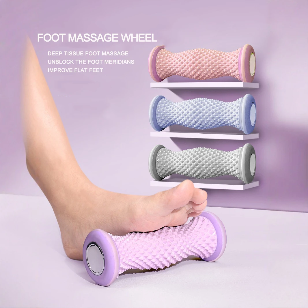 

NEW Foot Massager Massage Roller Massage Ball Yoga Plantar Fascia Roller Muscle Relaxation Plastic Manual Foot Massager Rollers