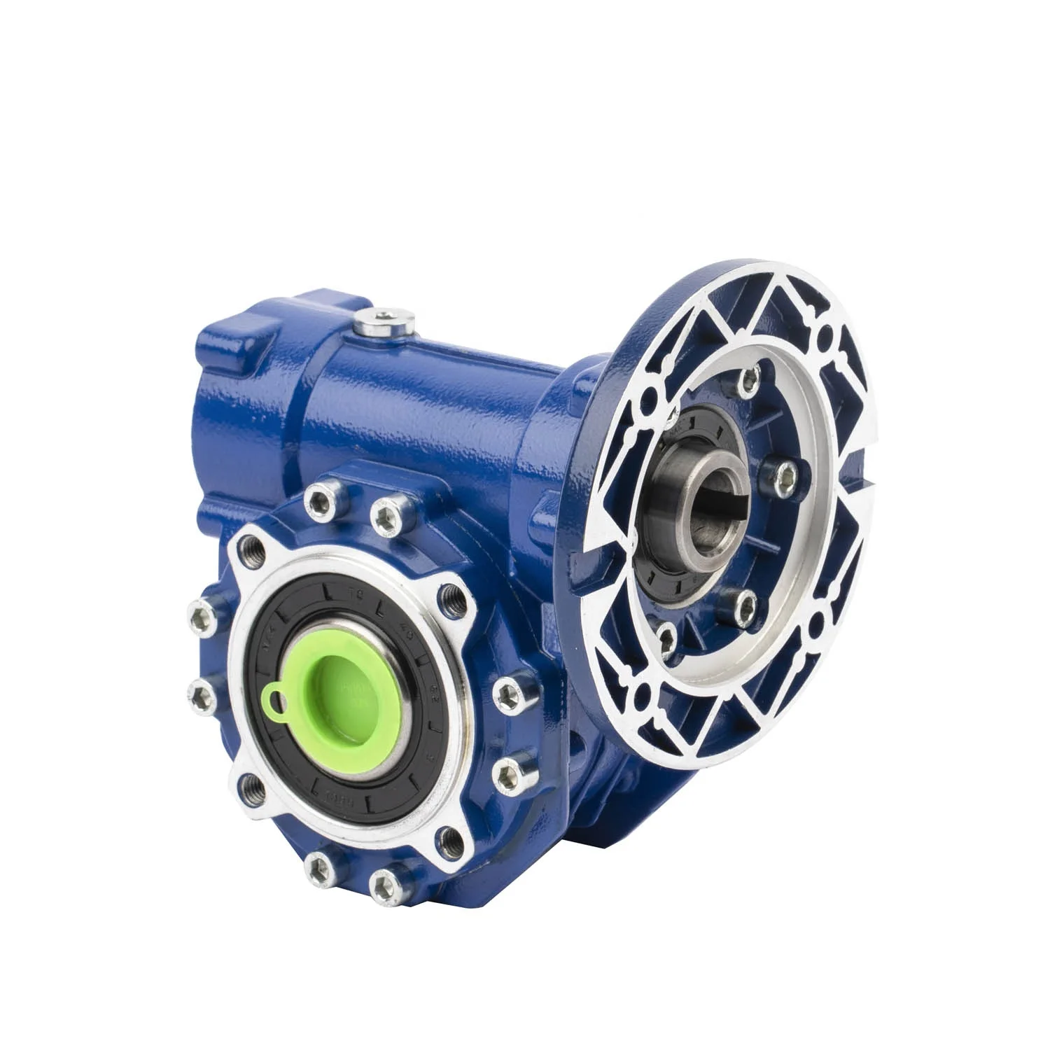 

VF Series Double Gearbox, AC Motor, Speed Reducer Gear Box OEM Blue / Silver / Customized Worm Aluminium / Iron Standard Bearing