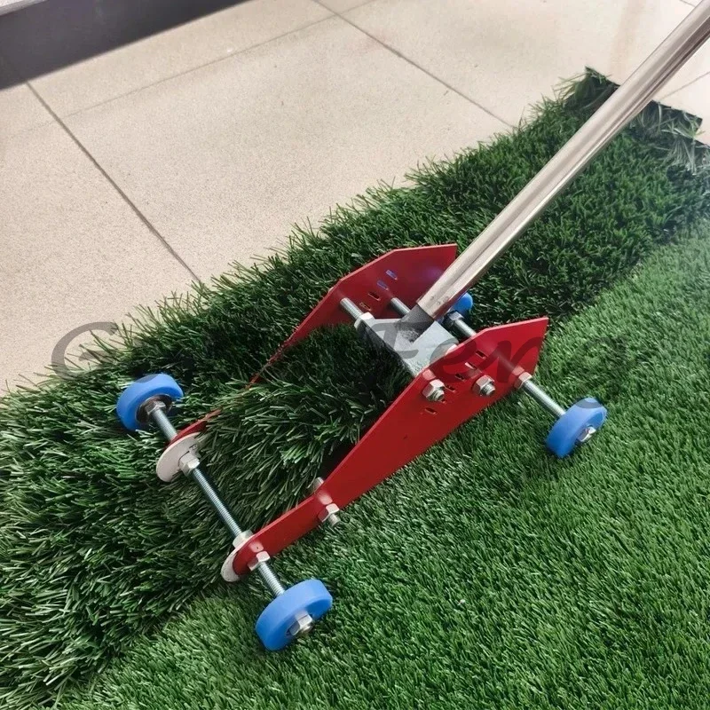 Synthetic Grass White Thread Threading & Pressing Tool, Artificial Turf Installation Fixing Device for Lawn Joining Work