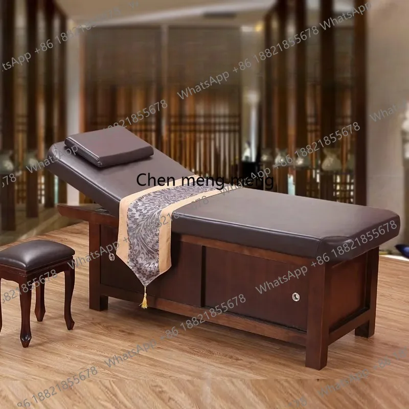 

Nordic Beauty Salon Massage Tables Ear Picking and Moxibustion Solid Wood Massage Tables High-end Furniture Cama De Masaje