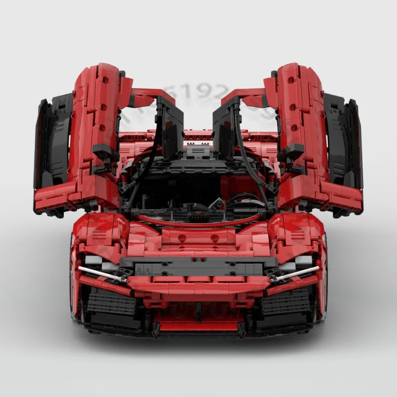 5117 Uds Speed King F80 MOC personalizar bloque de construcción Modular diseño creativo juguete educativo de aprendizaje DIY juguete para regalo de Navidad