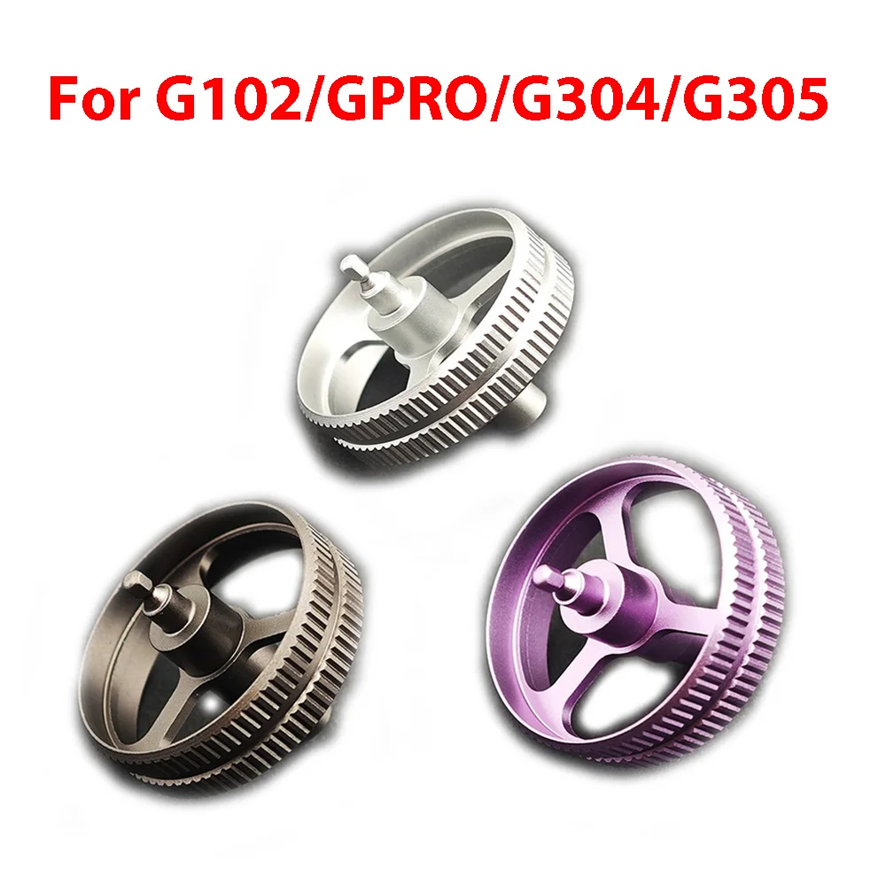 

Для G102/GPRO/G304/G305 сменное колесо мыши из алюминиевого сплава, металлическое колесо прокрутки, аксессуары