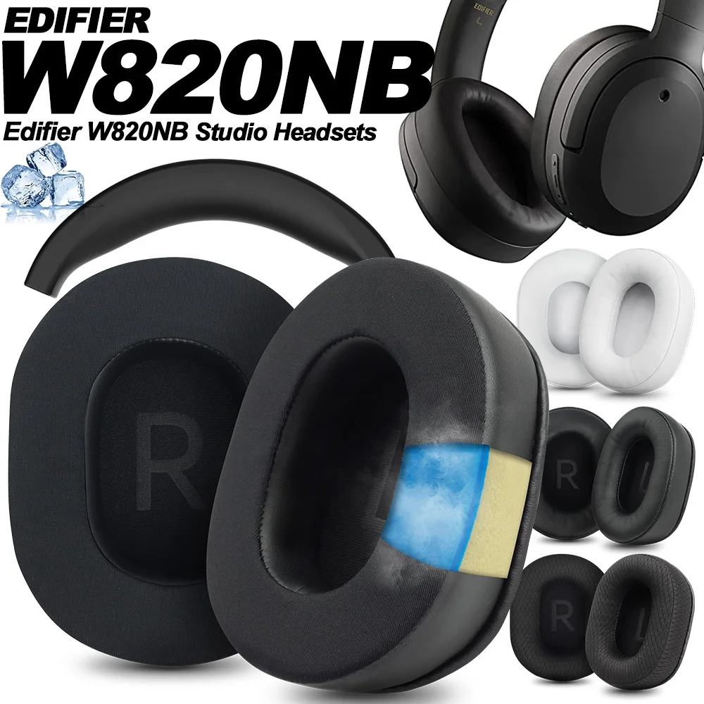Replacement for Edifier W820NB W820BT Headband Ear Pads Earphone Cushions Headphones Protein Earmuff